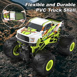 Scientoy Remote Control Car, 20KM/H Monster Truck Toys for Ages 5-7, 1:16 Scale All Terrain RC Cars for Boys & Girls Age 4-7, 2.4Ghz Off Road RC Truck, Christmas Birthday Gift for Kids