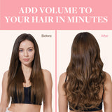 GOO GOO Clip in Hair Extensions Real Human Hair, Remy Human Hair Extensions Clip ins for Women, Natural Human Hair, 20inch 120g 7Pcs, 4A Chocolate Brown