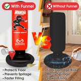 Marwan Sports Kids Punching Bag Toy Set, Inflatable Boxing Bag Toy for Boys Age 3-12, Ninja Toys for Boys, Christmas,Birthday Gifts for Kids 4,5,6,7,8,9,10 Years Old (Red Ninja)