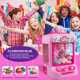 TingingYuli Claw Machine for Kids,Unicorn Mini Vending Machines Candy Grabber Prize Dispenser Toys for Girls,Electronic Arcade Game with 20 Mini Plush Toys for Christmas Easter Birthday Gifts
