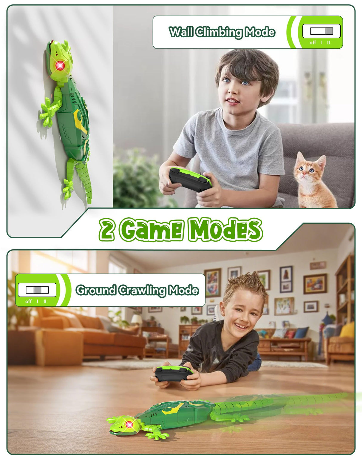 Wall Climbing Lizard,Rc Car Toys for Kids,Remote Control Cars,Wall Crawler Robot Geckos,Fun Kids Toys,Cool Stuff Gadgets 2025,Halloween Christmas Birthday Gifts for Boys Girls Teens Ages 3 4 5 6 7 8 +