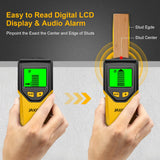 Stud Finder, Upgranded Wood and Metal Stud Detector, Live Wire Detection