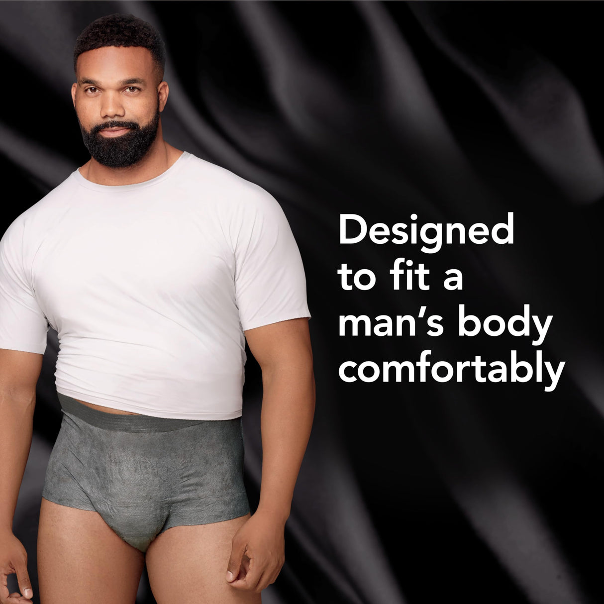 Depend Real Fit Adult Diapers, Incontinence Underwear for Men, Disposable, Maximum Absorbency, Small/Medium, Grey, 56 Count (2 Packs of 28), Packaging May Vary