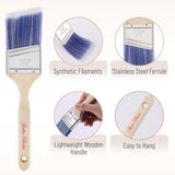 Bates Choice Paint Tray Set, 11 pcs, Paint Roller Kit, 9" & 4" Rollers, Small Paint Roller, Paint Roller Tray, 2" Angle Paintbrush, Foam Brush, Red Paint Tray