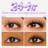 tarte tartelette tubing mascara – Lash Extensions in a Tube, Easy-to-Remove Eye Makeup, Clinically Proven to Volumize & Curl, 24Hr Smudge-Proof Longwear, Vegan & Cruelty-Free, full size, black