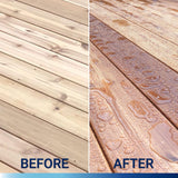 SEAL-ONCE Marine Ready Mix - 2 Gallon Penetrating Wood Sealer Waterproofer & Stain (Coastal Gray). Water-Based, Ultra-Low VOC Formula for high-Moisture Areas to Protect Wood Docks, Decks & Piers.