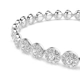 Swarovski Una Angelic Bracelet with White Crystals on a Rhodium Plated Setting