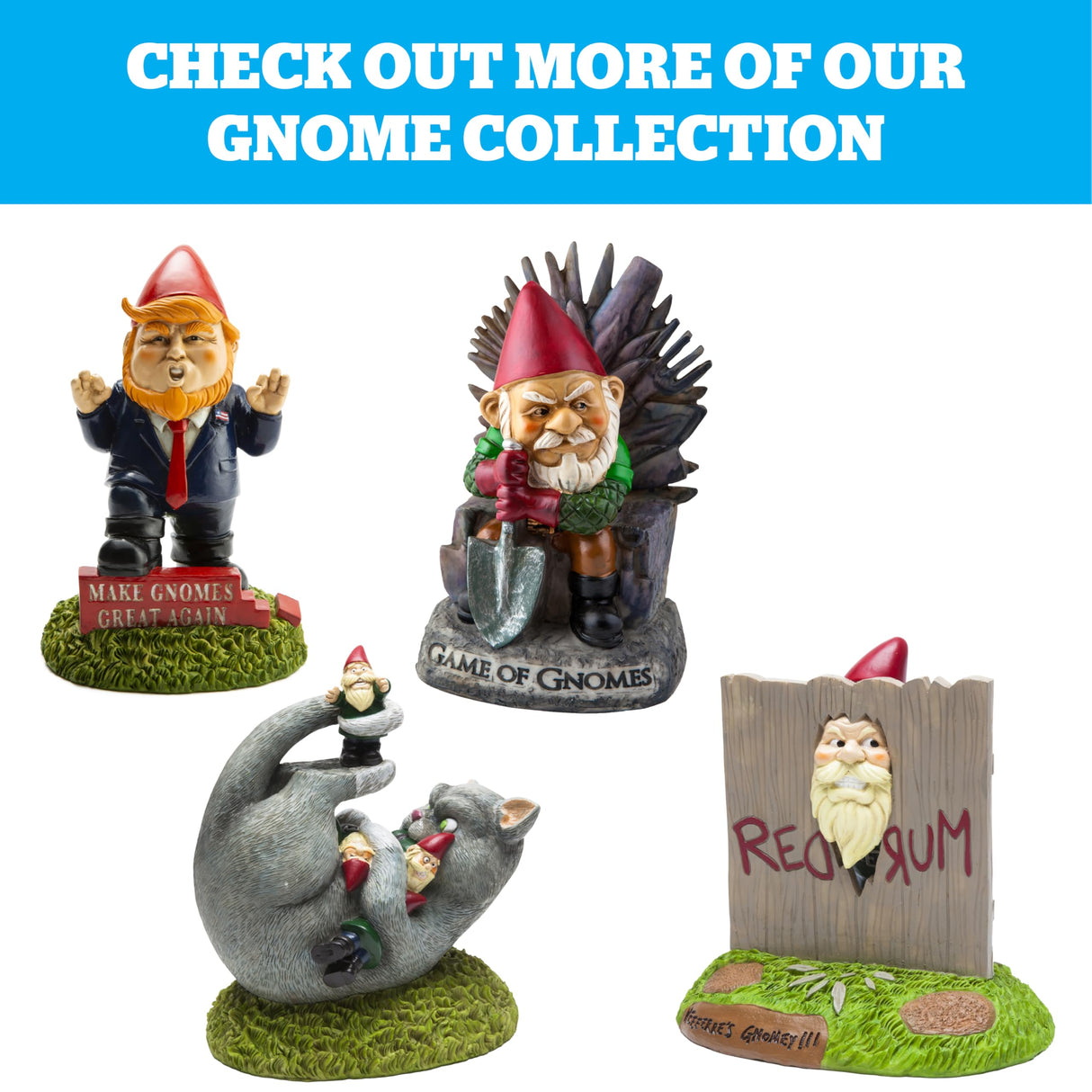 Angry Little Garden Gnome Statue, Outdoor Lawn & Yard Home Defender, Combat Figurine Sculpture Decorations, Funny Housewarming Gag Gift