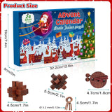 Advent Calendar 2026 Brain Teaser - 24 Days Christmas Countdown for Kids