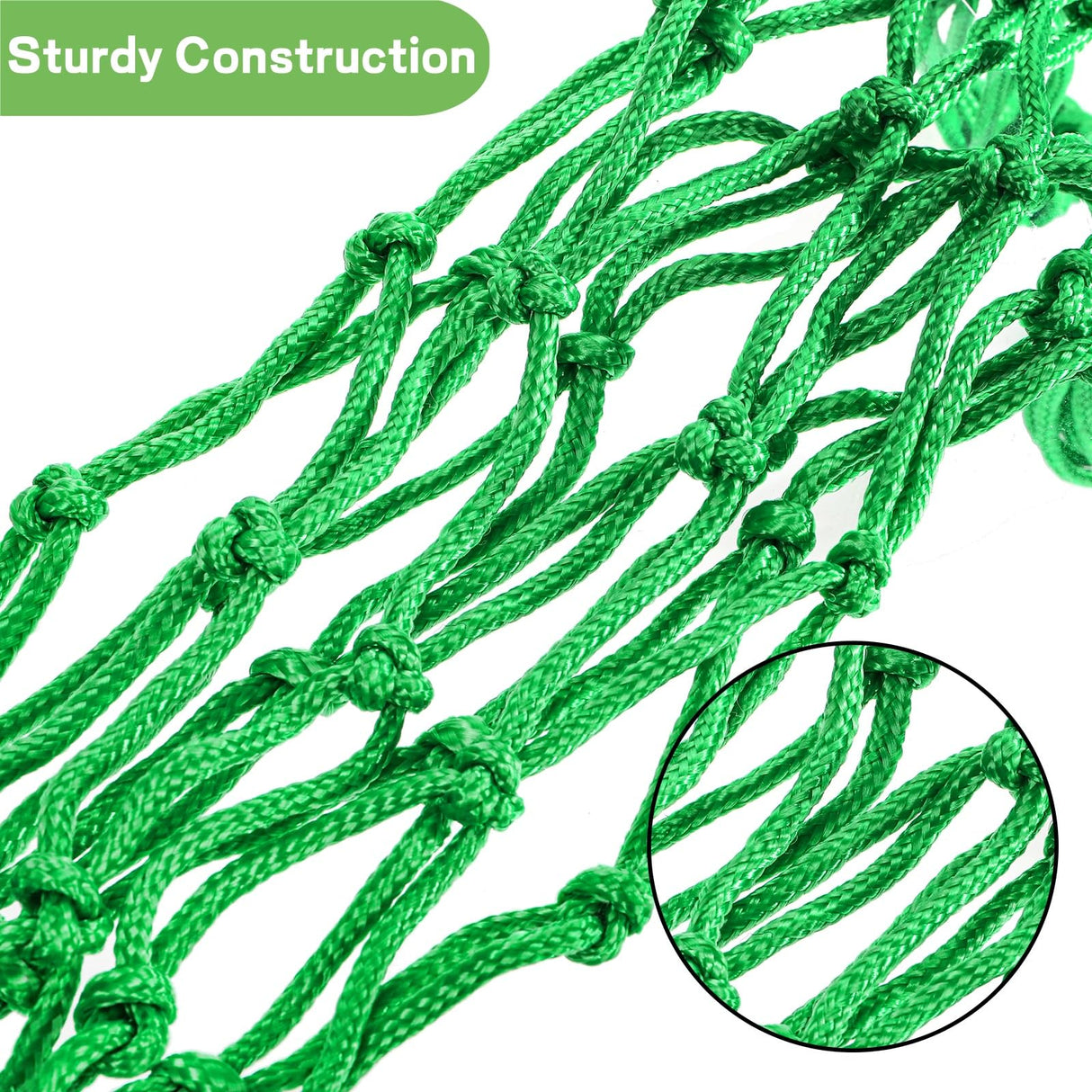 Covzoe 16 Pieces Watermelon Net with 100 Cable Zip Ties