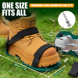 Lawn Aerator Shoes with 3/4" Metal Spikes, Soil Aeration Tool for Yard