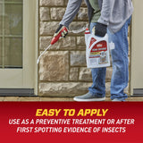 Ortho Home Defense Insect Killer for Indoor & Perimeter2, Wand, 1.33 gal.