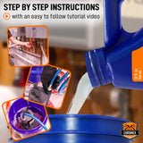 Chromex Tankless Water Heater Flush Kit with NSF Certified Liquid Descaling Solution and 1/6HP Extra Strength Pump