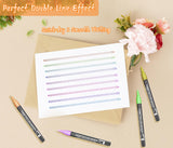 Caliart 24 Colors Outline Glitter Markers, Shimmer Metallic Pens Stocking Stuffers Christmas Gifts Trendy Stuff, Cool Fun Craft Drawing Arts Supplies Set