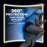 Always ZZZ Overnight Disposable Period Underwear for Women, Large, 360° Coverage for Worry-Free Nights, 14 Count (2 Packs of 7)