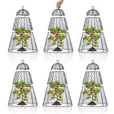 Dadywheels Easy-Snap Open Design Chicken Wire Cloche (6-Pack) - Adjustable Garden Plant Protectors from Birds & Animals for Large Plants & Flowers,14" D x 20" H