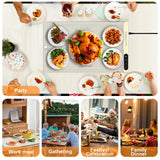 NEWKITCHEN Warming Mat for Food, (XL 24"x15") Food Warming Mat for Countertop Upgrade Graphene Fast Full Surface Heating -Versatile Food Warmer for Gatherings, Parties, Everyday Use