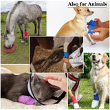 3" Self Adhesive Bandage Wraps, 24pcs Vet Wraps, Skin Color, 5 Yard Self Adherent Wraps for Sports, Wrist, Ankle and Swelling (3", Skin Color, 24pcs)