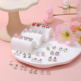 18 Pairs Hypoallergenic Screw Back Earrings for Girls Women
