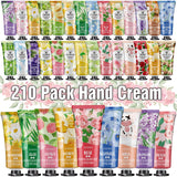 210 Pack Moisturizing Hand Cream Gifts Set For Women,Mothers Day Gifts for Mom, Hand Lotion Travel Size for Dry Cracked Hands, Bulk Fragrance Hand Lotion for Teacher Appreciation Gifts and Nurse Gifts