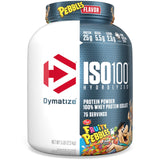 Dymatize x Fruity Pebbles ISO100 Whey Protein Powder Isolate, 25g of Protein, 5.5g BCAAs, 120 Cal., Gluten Free, 1g Fat, 1g Sugar, 2g Carb (75 Servings)