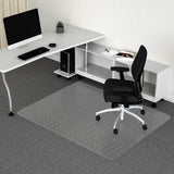 Naturei Chair Mat for Carpet, 36” x 48” Office Desk Floor Mat for Rolling Chairs, Easy Glide Floor Protector for Low Pile Carpet (Rectangle)