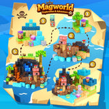 Magnetic Blocks - 150PCS Magnetic Building Blocks Magnet Toys for Kids Age 3-5 4-8 5-7 8-12, Mine Magnet World Craft Construction, Stacking Sensory Toy Christmas Birthday Gifts for Boys Girls