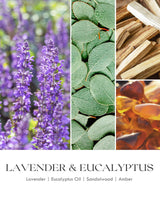 AOOVOO Lavender Scented Candles for Women - 20oz 3 Wick Soy Candles for Home Scented, Aromatherapy Candle with Crystals Inside, Birthday Gifts Christmas Candle for Women Mom