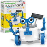 4M: Green Science: Rover Robot - DIY Robotics Assembly Kit, Solar & Battery Hybrid Power Rolling, STEM Building, Physics Toy Activity Set, Kids Age 5+