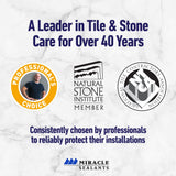 Miracle Sealants 511 Impregnator Advanced Penetrating Sealer for Countertops, Stone, Tile & Grout, Quart