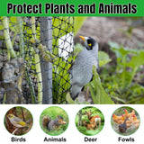 NONMON Bird Netting Deer Fence Netting 5 x 100FT Heavy Duty Garden Netting
