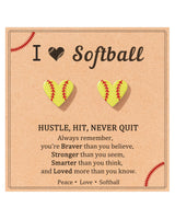 JOGDIAM Softball Earrings Softball Gifts Accessories for Girls