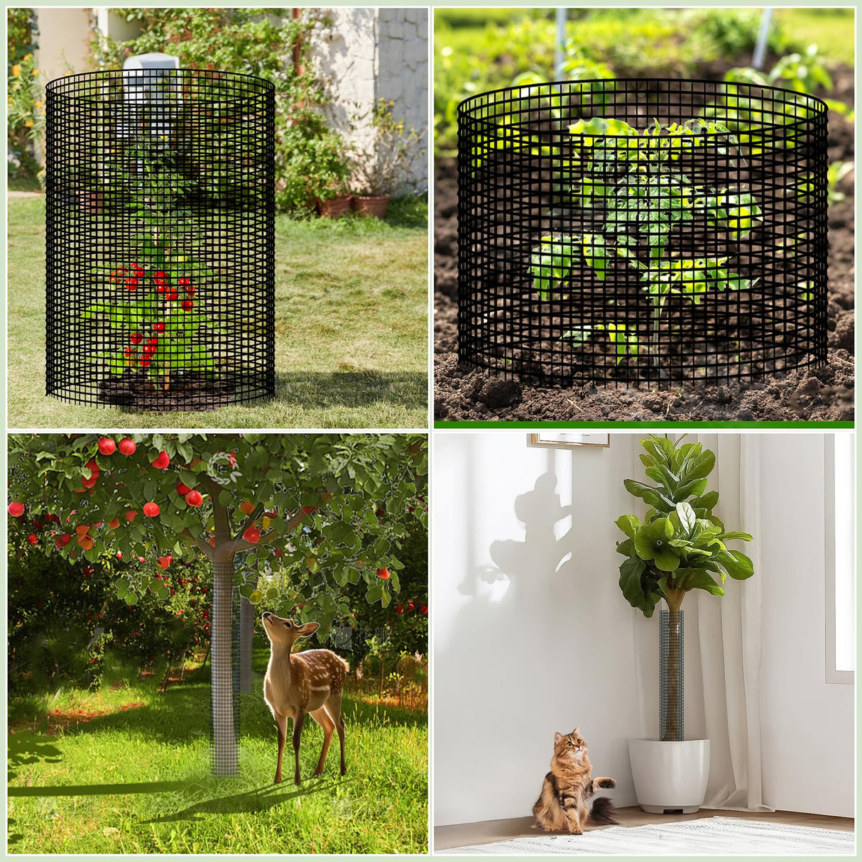 MUDEREK 6 Pack Metal Tree Trunk Protector-48