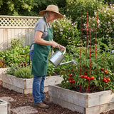 Otoolling 4 Pack Tomato Cage for Garden, 6" W x 6" D x 32" H Pepper and Eggplant Garden Stakes Metal Plant Support Sturdy V-Shape Trellis for Climbing Plants Vegetables Flowers Fruits