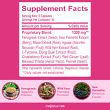 Major Curves Bust Booster Breast Enhancement Pills – Natural Supplement for Breast Growth, Firmness, Fuller Shape, Curvier Bust, Rounder Cleavage, Volume Boost – Made in USA