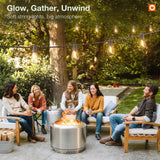 addlon 100FT LED Outdoor String Lights, Remote Dimmable Patio Lights with Timer & 3 Lighting Modes, 32 Shatterproof Edison Bulbs, Waterproof Connectable String Lights for Outside Backyard Porch Party