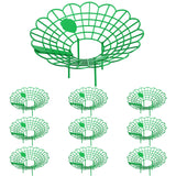 Iceyyyy 10 Pack Strawberry Plant Stand Supports-Strawberry Plant Support Stand Rack with 4 Support Feets-Growing Frame Holder Cage to Keep Berries Clean and Prevent Rot