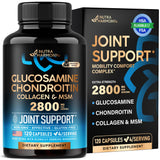 Glucosamine Chondroitin MSM Collagen - Joint Supplements 2800 mg - 120 Caps