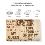 Gift for Wife from Husband to My Wife Blanket Wedding Anniversary Romantic Gifts for Wife Birthday Christmas Valentine's Mother's Day Healing Thoughts Blanket Presents for Her