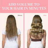 GOO GOO Clip in Hair Extensions Real Human Hair, Remy Human Hair Extensions Clip ins for Women, Natural Human Hair, 18inch 120g 7Pcs, 3/8/613 Balayage Walnut Brown to Ash Brown and Bleach Blonde