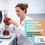 Troop Reishi Mushroom Gummies - Calming Gummies for Adults and Children - Focus Supplement for Stress, Relaxation, Immune Support - 4000mg Triple-Extracted Fruiting Body - Mixed Berry, 60 Count