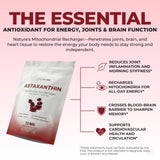 ClarityMD Astaxanthin 12mg Antioxidants Supplement – Natural Microalgae Source – Lipid-Based Softgel for Enhanced Absorption – Cognitive, Vision & Joint Support – 30 Softgels (Pack of 1)