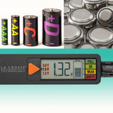 La Crosse 911-65557-INT Portable Digital Battery Tester,Black