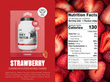 Levels Grass Fed Whey Protein Powder, No Artificials, 24G of Protein, Strawberry, 12 Count