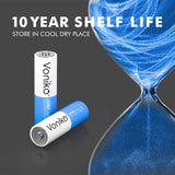 Voniko - Premium Grade AA Batteries - (200 Pack) - Alkaline Double A Battery - Ultra Long-Lasting, Leakproof 1.5v Batteries - 10-Year Shelf Life