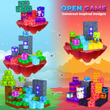 150PCS Magnetic Blocks, Magnetic Tiles Building Sensory Montessori Toys & Games for 3 4 5 6 7 8 9 10 11 12 13 Year Old Boys Girls Halloween Christmas Birthday Gifts