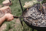 Barebones Cowboy Grill Coal Shovel - Durable Stainless Steel Ash Shovel with Walnut Handle for Fire Pit