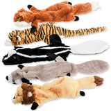 Dog Squeaky Chew Toys No Stuffing Soft Plush for Small Medium Large Breed