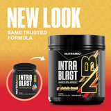 NutraBio Intra Blast Bcaa Powder Amino Acid Supplement, Electrolyte & Hydration Blend, Intra, Pre Workout & Muscle Recovery, 20g Eaa Amino Acids Powder, 5g Glutamine- Colada Crush, 30 Serving