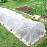 Unves 2 Pack 10x25 FT Garden Netting, Bird Netting for Garden Protection